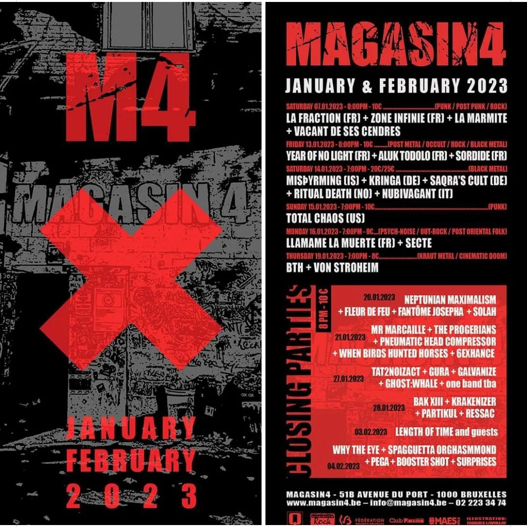 BAK XIII Latest News Magasin 4 Bruxelles 28 Jan 2023 BAK XIII Latest News Magasin 4 Bruxelles 28 Jan 2023